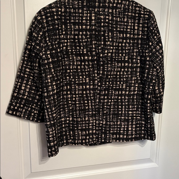 Michael Kors Black and Cream Tweed Jacket - Picture 6 of 10